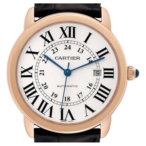 montre ronde de cartier|cartier montres homme.